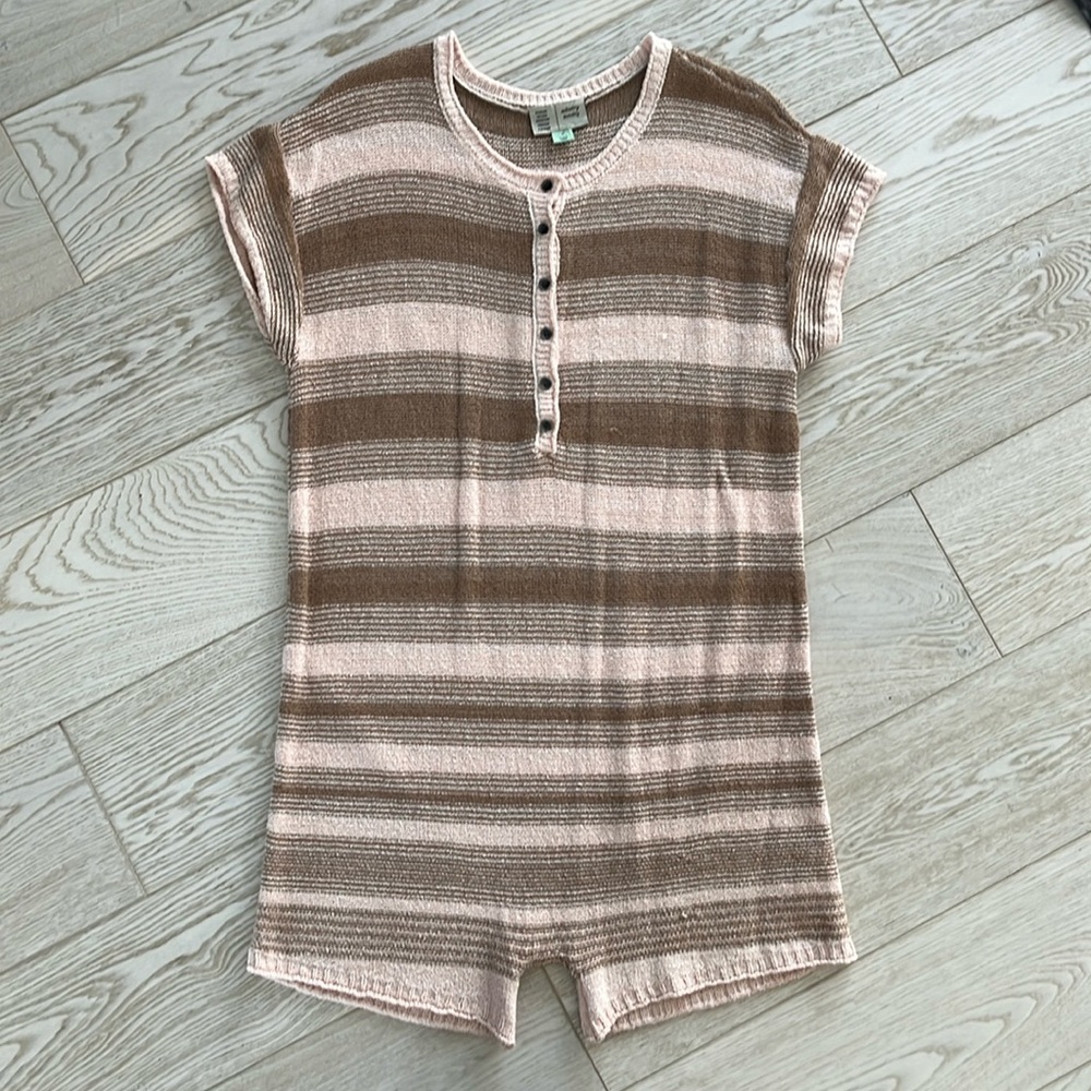 Anthropologie knit romper size medium.